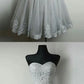 Silver Sweetheart Silver Gray Applique Embroidery Homecoming Dress cg3370