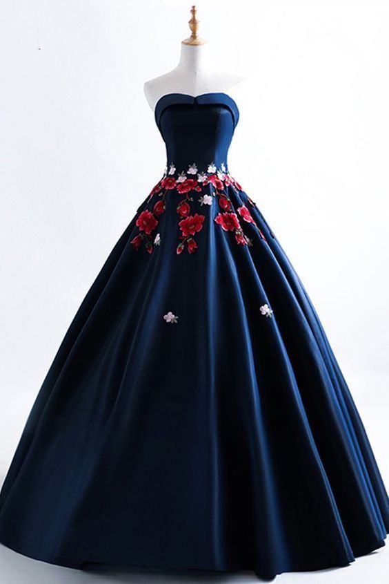 Gorgeous Elegant Satin Off Shoulder Long Prom Dress, Evening Dress With Applique cg3476