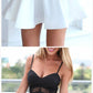 Sexy A-Line V Neck Lace Paneled Short Skater Dress ,cute homecoming dress cg348