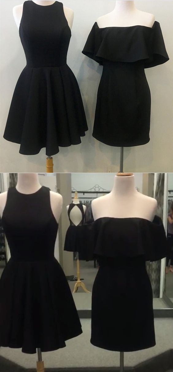 short black party dress,cute dress,short cocktail dress,short black homecoming dresses cg3574