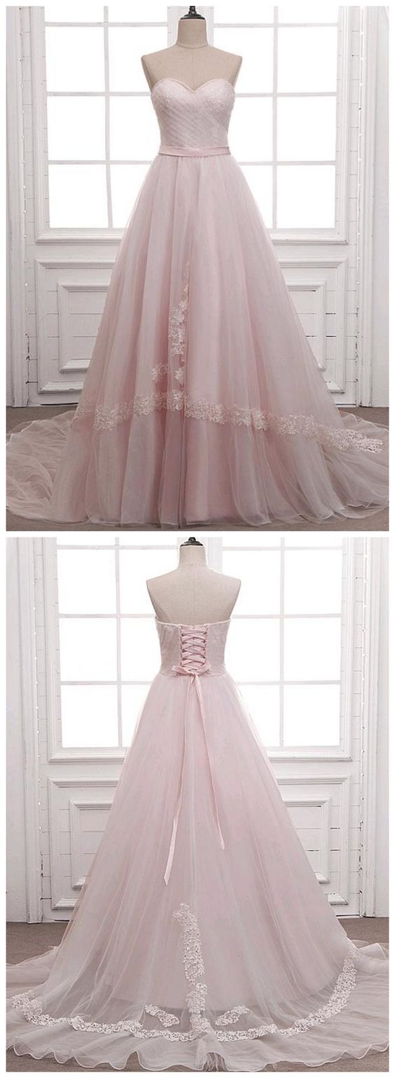 Tulle Sweetheart Neckline A-line Wedding prom Dress cg4009