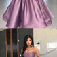 Modern A-Line Sweetheart Short Homecoming Dress With Appliques Pleats  cg432