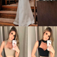 Light Grey Jersey High Neck Halter Two Piece Mermaid Prom Dresses cg5193