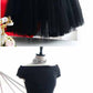 Simple black tulle off shoulder short A-line homecoming party dresses  cg5661