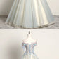 Unique Sweetheart Long Off Shoulder Party Dress, Lace Prom Dress  cg6533
