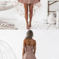Fancy Lace Party Dress A-Line Spaghetti Straps High Low Blush Lace Homecoming Dress With Ruffles cg85