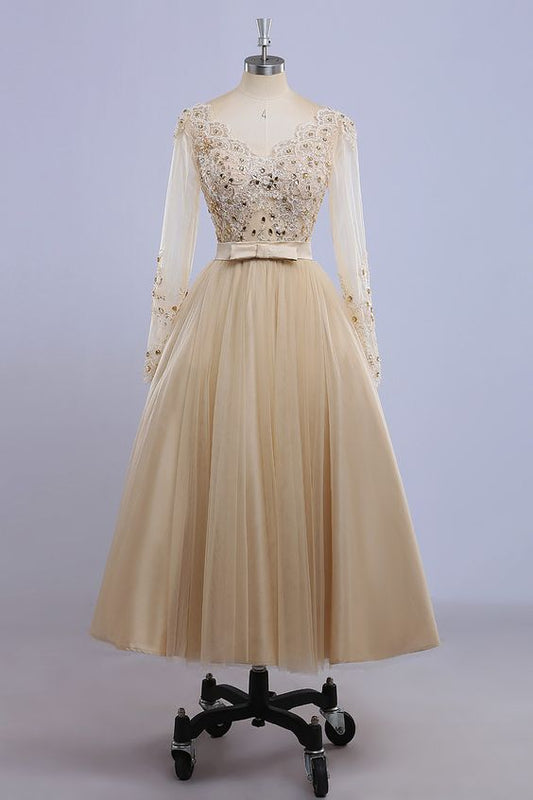 Elegant Long Sleeve Prom Dress,Cheap Prom Dresses  cg8997
